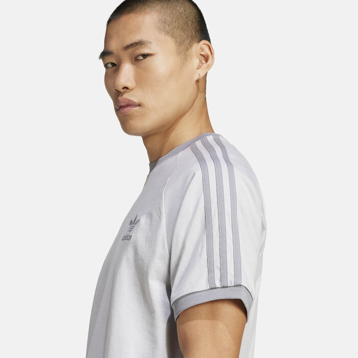 adidas Originals Men's Adicolor Classics 3-Stripes T-Shirt Grey adidas Originals Men's Adicolor Classics 3-Stripes T-Shirt Grey image number 3