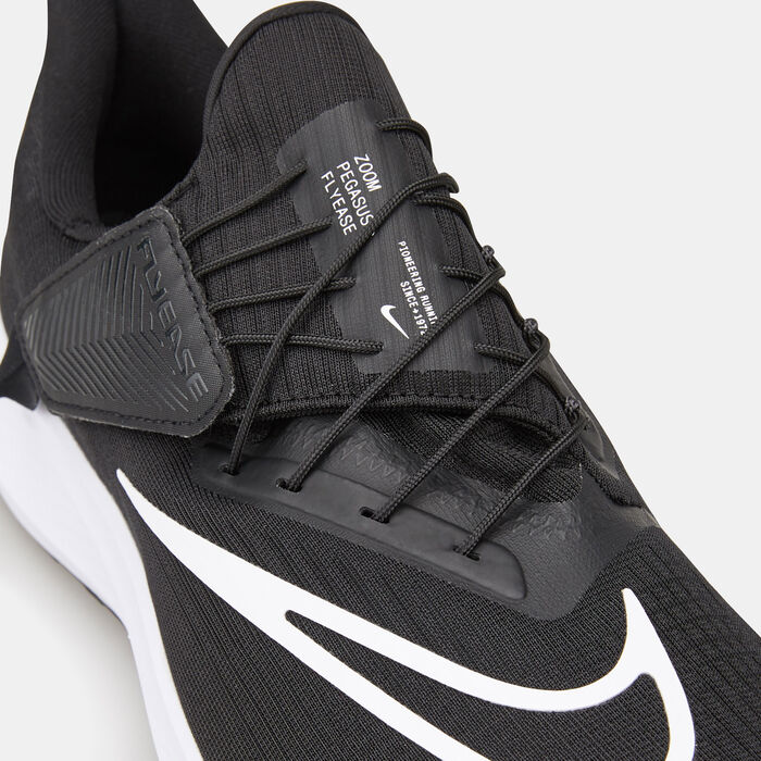 Nike Men's Pegasus FlyEase Easy On/Off Road Running Shoes Black image number 4