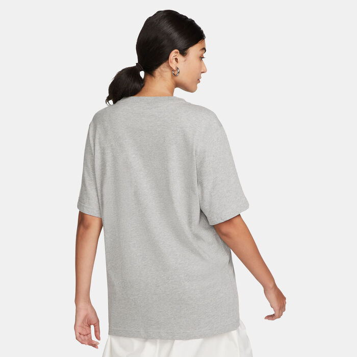 Nike Women's Sportswear Essential T-Shirt Grey Nike Women's Sportswear Essential T-Shirt Grey image number 1