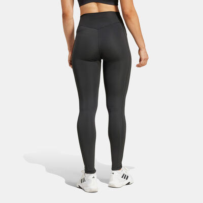 adidas Women's Optime Full-Length Training Leggings Black adidas Women's Optime Full-Length Training Leggings Black