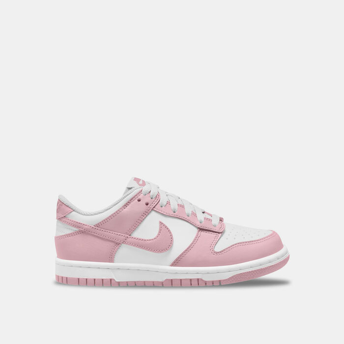 Nike Kids' Dunk Low Shoes White Nike Kids' Dunk Low Shoes White image number 0