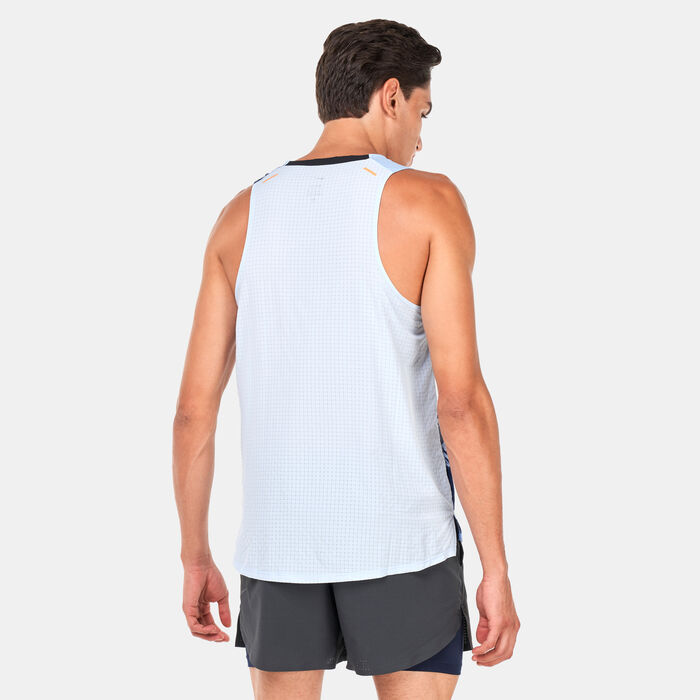 Nike Men's Dri-FIT Trail Rise 365 Running Tank Top Blue image number 1