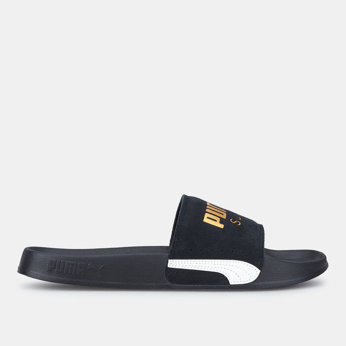 PUMA Men's Leadcat 2.0 Classic Slides Black PUMA Men's Leadcat 2.0 Classic Slides Black image number 1