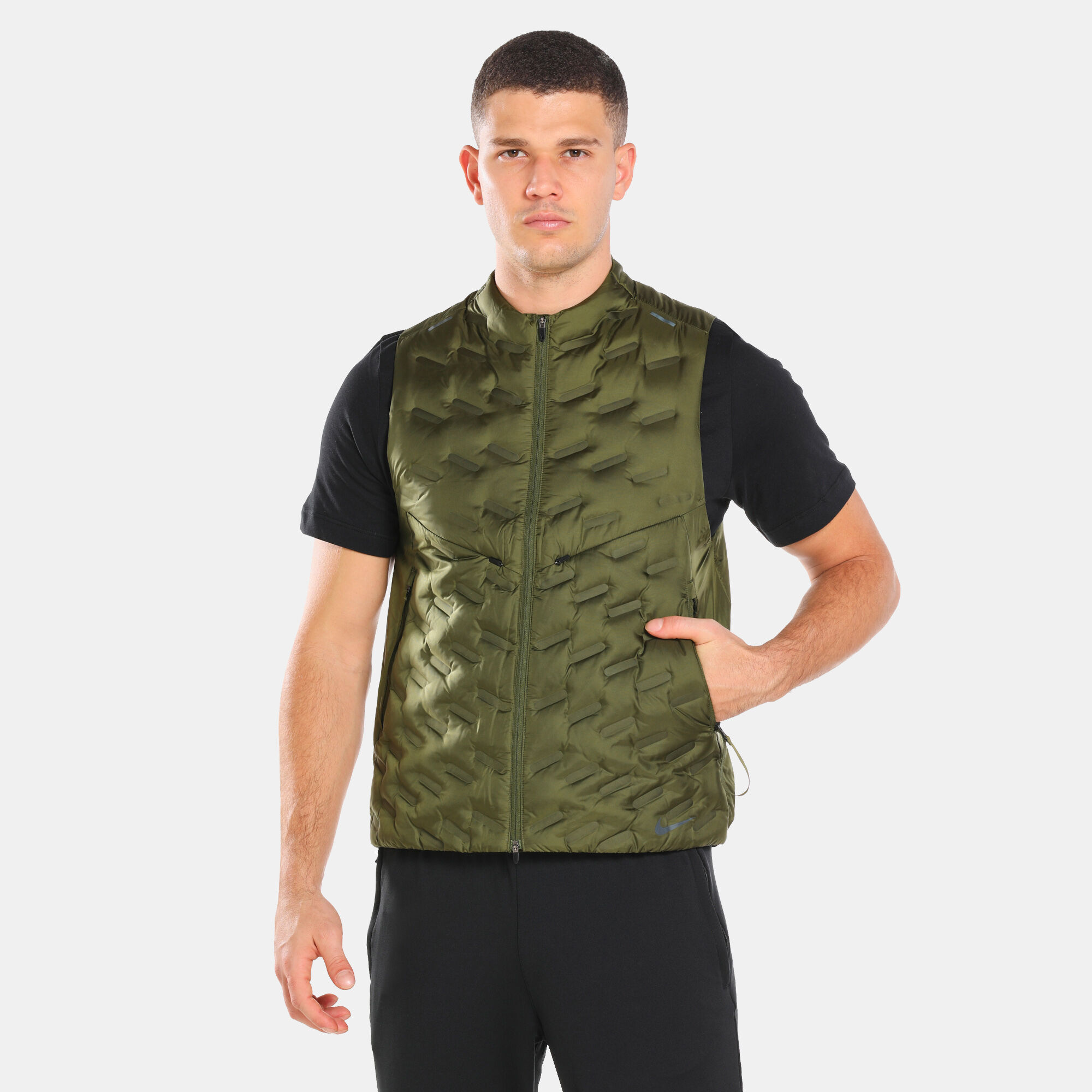 Men s Therma FIT ADV Repel Down Fill Running Vest