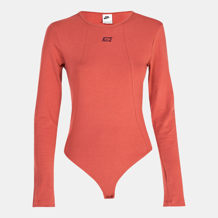 Nike Women's Sportswear Icon Clash Bodysuit Red Nike Women's Sportswear Icon Clash Bodysuit Red image number 0
