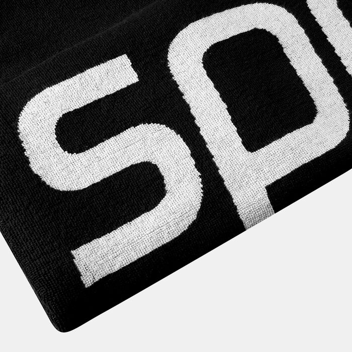 Speedo Logo Beach Towel Black Speedo Logo Beach Towel Black image number 3