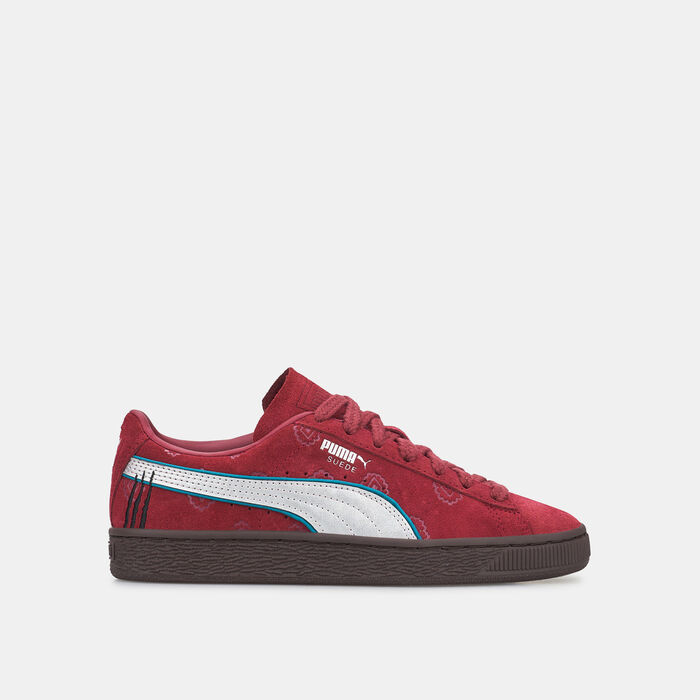 PUMA Kids' x One Piece Suede 2 Shoes Red image number 0