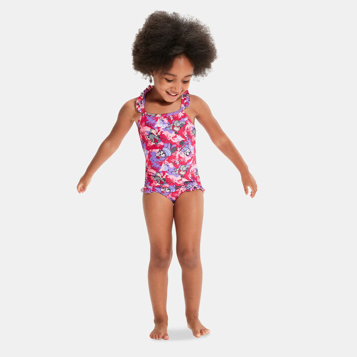 Speedo Kids' Learn to Swim Frill Thinstrap Swimsuit (Baby and Toddler) Pink Speedo Kids' Learn to Swim Frill Thinstrap Swimsuit (Baby and Toddler) Pink image number 1