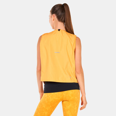 ASICS Women's Runkoyo Padded Vest yellow ASICS Women's Runkoyo Padded Vest yellow