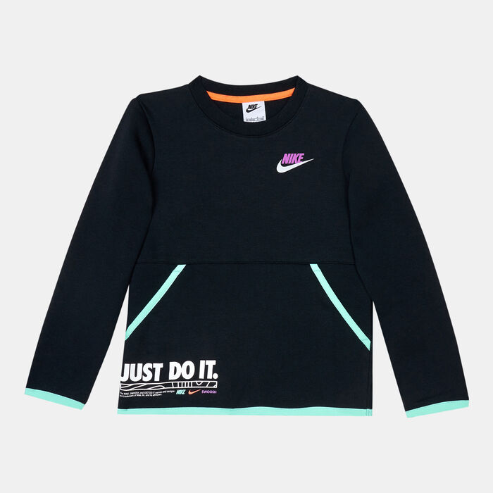Nike Kids' Sportswear Illuminate Crew Sweatshirt Black image number 0
