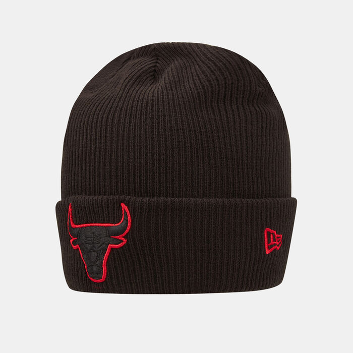 New Era Men's Chicago Bull Neon Cuff Beanie Black New Era Men's Chicago Bull Neon Cuff Beanie Black image number 2