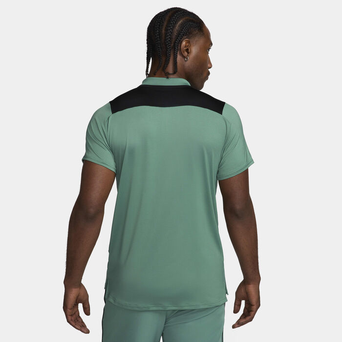 Nike Men's Court Advantage Polo Shirt Green Nike Men's Court Advantage Polo Shirt Green image number 1