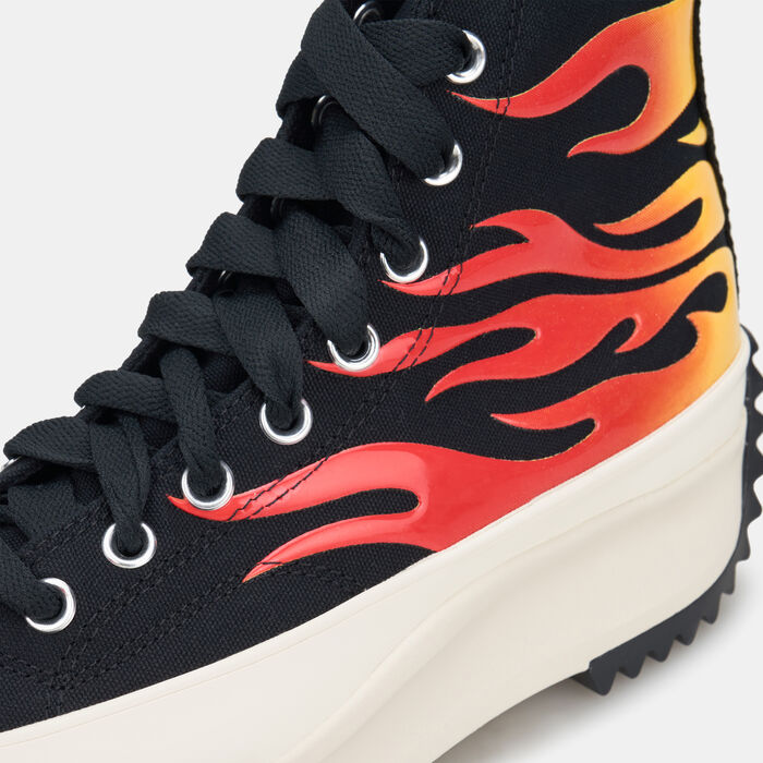 Converse Run Star Hike Platform Unisex Shoes Black Converse Run Star Hike Platform Unisex Shoes Black image number 4