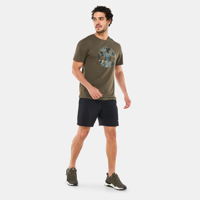 Timberland Men's Woven Badge Sweat Shorts Black image number 2