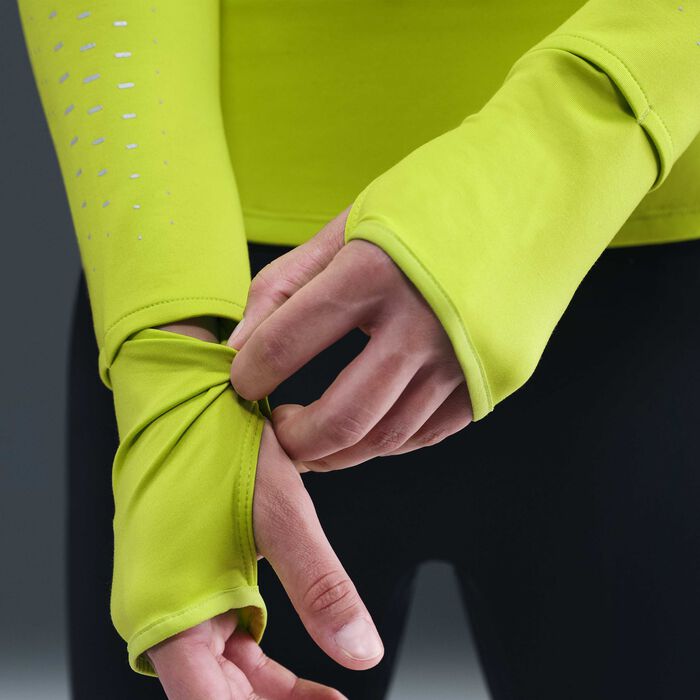 Nike Women's Swift Therma-FIT 1/4-Zip Running Top Green image number 5