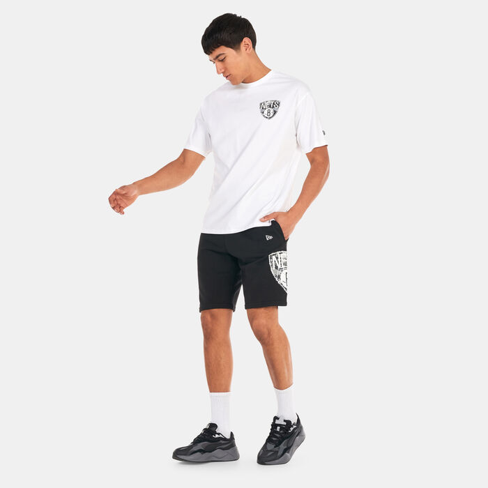 New Era Men's Brooklyn Nets Team Logo Shorts Black New Era Men's Brooklyn Nets Team Logo Shorts Black image number 2