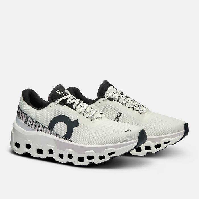 On Women's Cloudmonster 2 Running Shoes White On Women's Cloudmonster 2 Running Shoes White image number 1