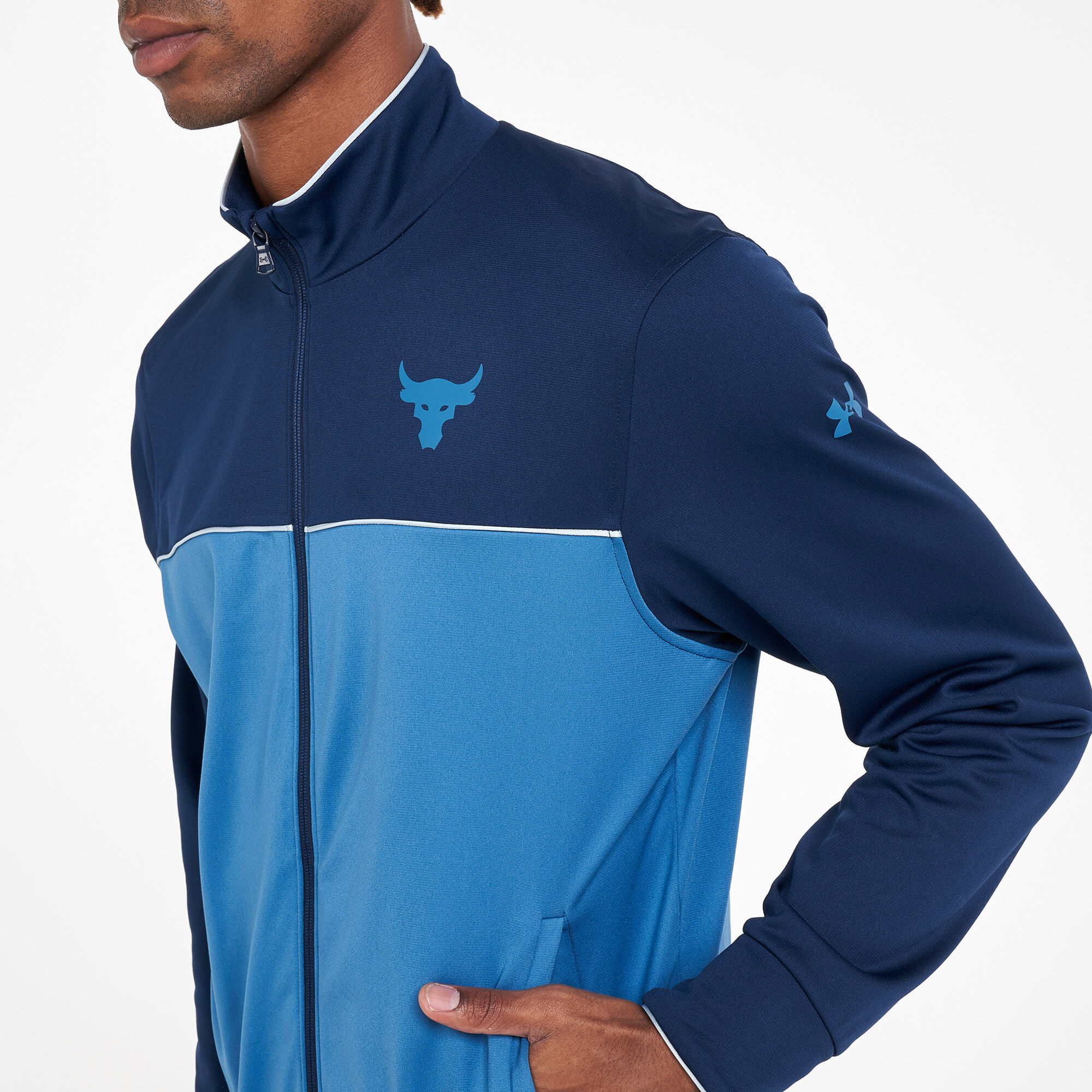 Men's project rock knit track deals jacket