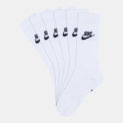 Nike Sportswear Everyday Essential Crew Socks (3 Pairs) White Nike Sportswear Everyday Essential Crew Socks (3 Pairs) White