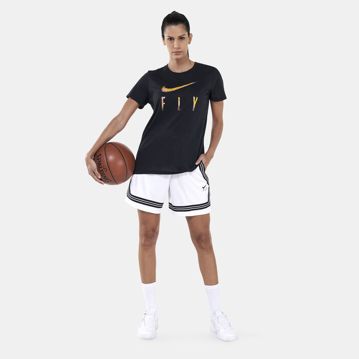 Nike Women's Dri-FIT Swoosh Fly Basketball T-Shirt Nike Women's Dri-FIT Swoosh Fly Basketball T-Shirt image number 2