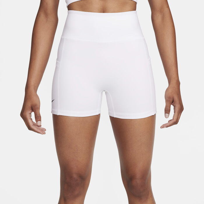 Nike Women's Court Advantage Dri-FIT Tennis Shorts White Nike Women's Court Advantage Dri-FIT Tennis Shorts White image number 1