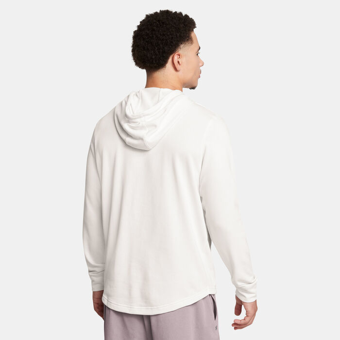 Under Armour Men's Rival Terry Graphic Hoodie White image number 1