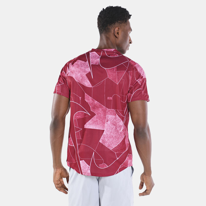 Nike Men's Court Dri-FIT Victory T-Shirt Pink image number 1