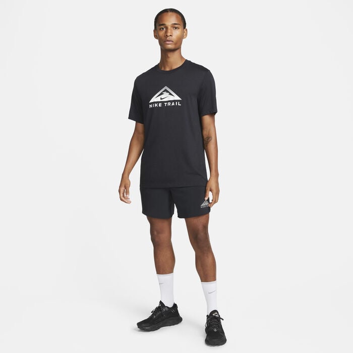 Nike Men's Trail Second Sunrise Dri-FIT Running Shorts Black Nike Men's Trail Second Sunrise Dri-FIT Running Shorts Black image number 8