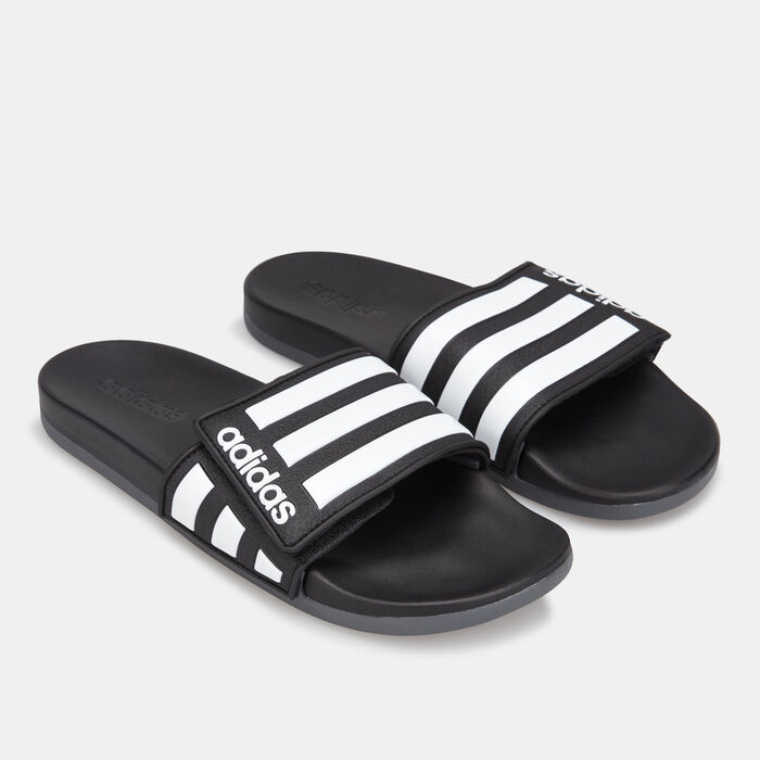 adidas Essentials Adilette Comfort Slides Black adidas Essentials Adilette Comfort Slides Black image number 0