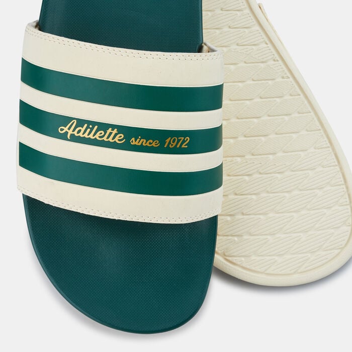 adidas Adilette Comfort Slides Green adidas Adilette Comfort Slides Green image number 2