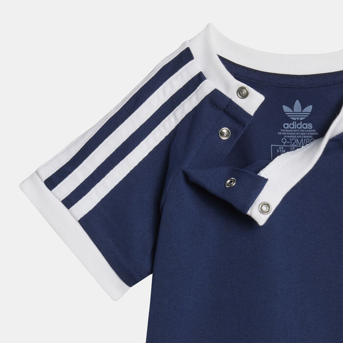 adidas Originals Kids' T-Shirt and Shorts Set Blue adidas Originals Kids' T-Shirt and Shorts Set Blue image number 1
