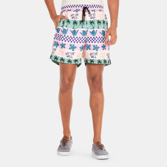 Vans Men's x Stranger Things California Stripe Volley Boardshorts Pink Vans Men's x Stranger Things California Stripe Volley Boardshorts Pink image number 0