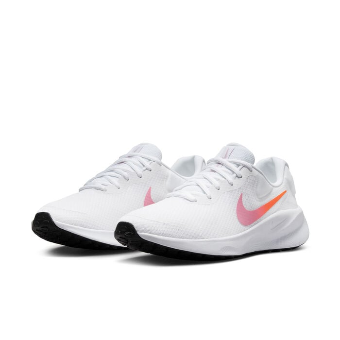 Nike Women's Revolution 7 Road Running Shoes White Nike Women's Revolution 7 Road Running Shoes White image number 1