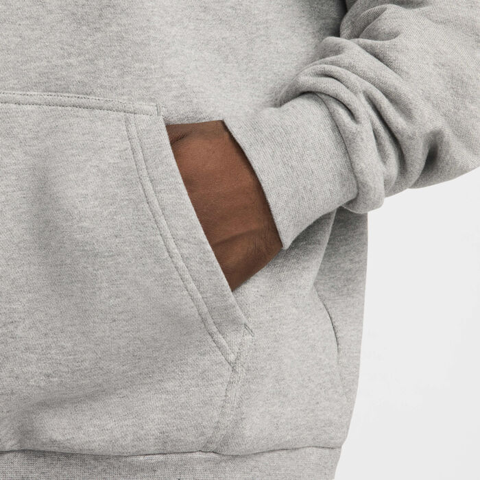 Nike Men's Club Fleece Oversized Hoodie Grey Nike Men's Club Fleece Oversized Hoodie Grey image number 4