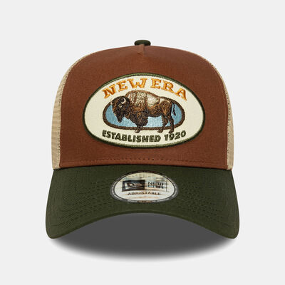 New Era Men's Animal Patch Trucker Cap Green