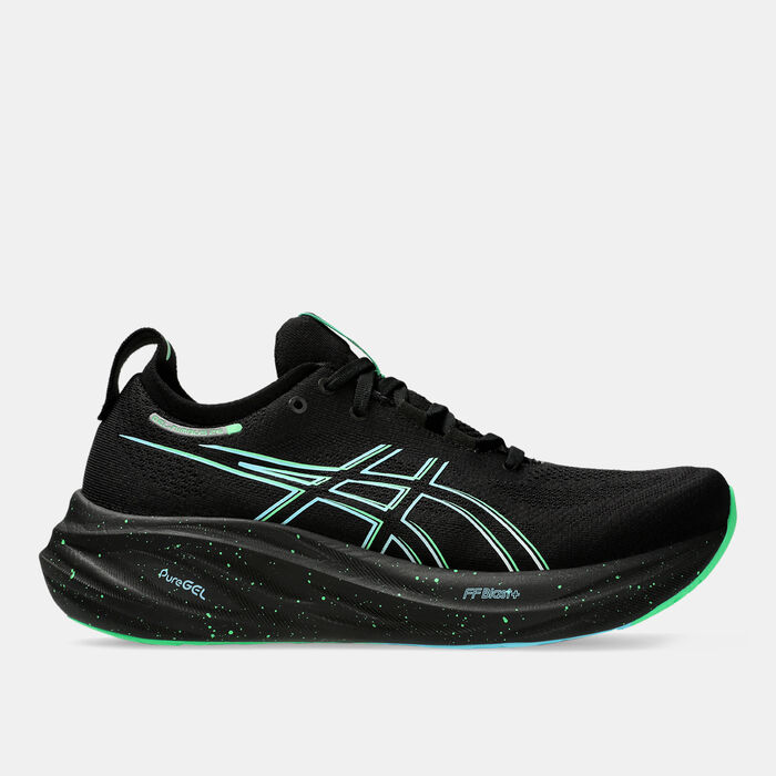 ASICS Men's GEL-NIMBUS 26 Running Shoes Black ASICS Men's GEL-NIMBUS 26 Running Shoes Black image number 0