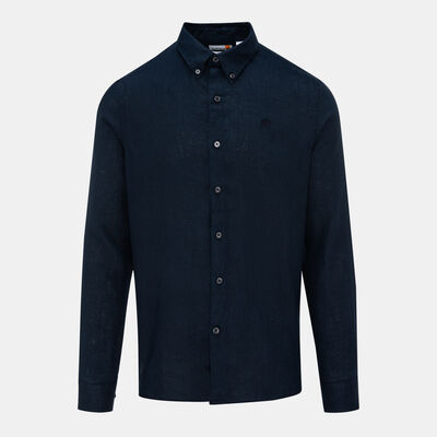 Timberland Men's Mill Brook Linen Shirt Blue
