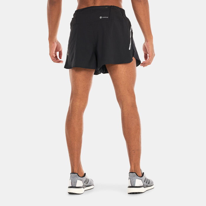 adidas Men's Fast Split Shorts Black adidas Men's Fast Split Shorts Black image number 1