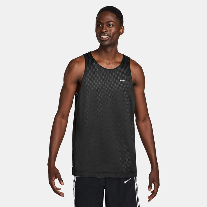 Nike Men's Standard Issue Dri-FIT Reversible Basketball Jersey Black Nike Men's Standard Issue Dri-FIT Reversible Basketball Jersey Black image number 0