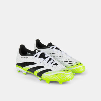 adidas Kids' Predator League Firm/Multi-Ground Football Shoes White