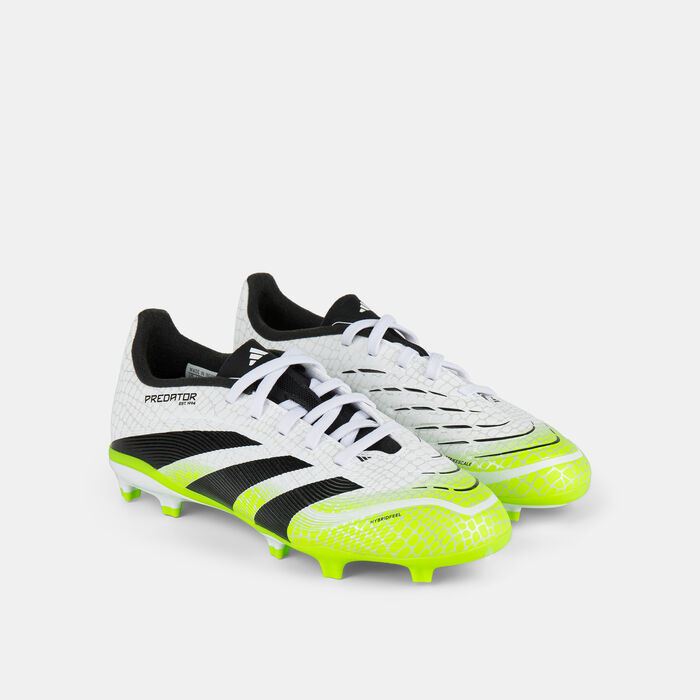 adidas Kids' Predator League Firm/Multi-Ground Football Shoes White adidas Kids' Predator League Firm/Multi-Ground Football Shoes White image number 1