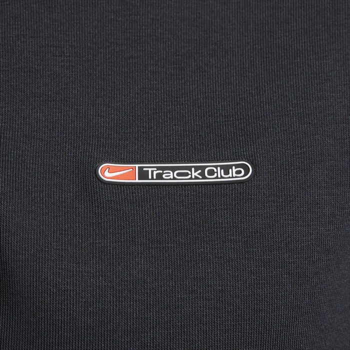 Nike Men's Track Club Dri-FIT Fleece Running Sweatshirt Black Nike Men's Track Club Dri-FIT Fleece Running Sweatshirt Black image number 3