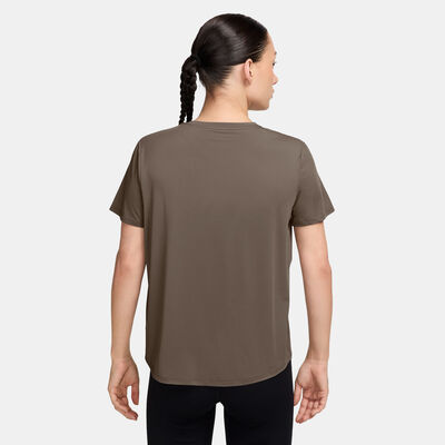 Nike Women's One Classic Dri-FIT Training T-Shirt Brown