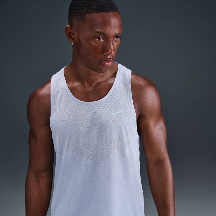 Nike Men's Stride Dri-FIT ADV Running Tank Top Grey image number 0