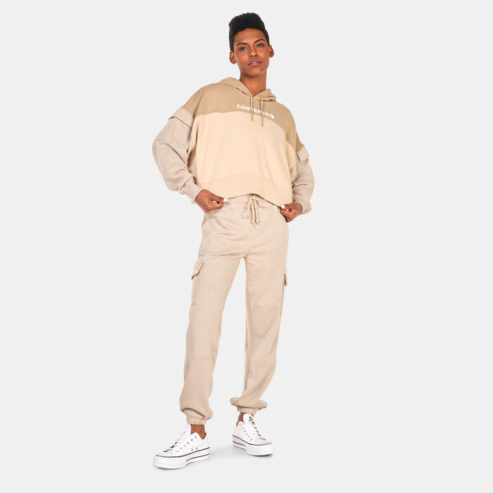 Converse Women's Fashion Crop Hoodie Multi-Color image number 2