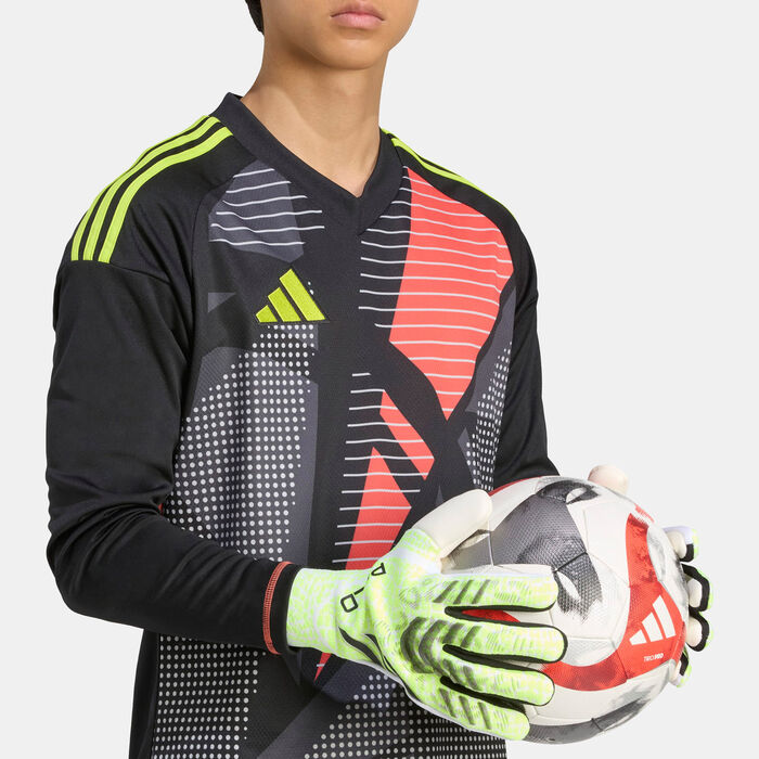 adidas Men's Predator Pro Football Goalkeeper Gloves Green image number 5