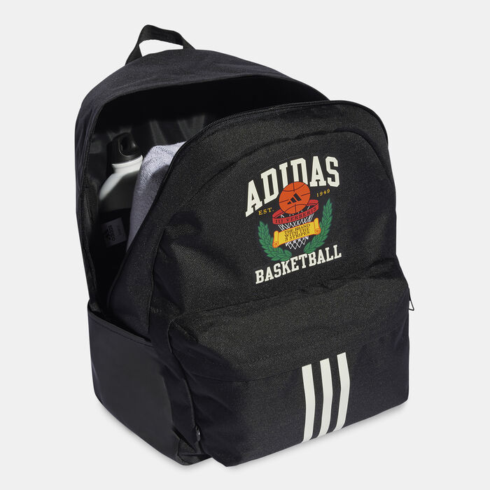 adidas Men's Hoops Backpack Black adidas Men's Hoops Backpack Black image number 2