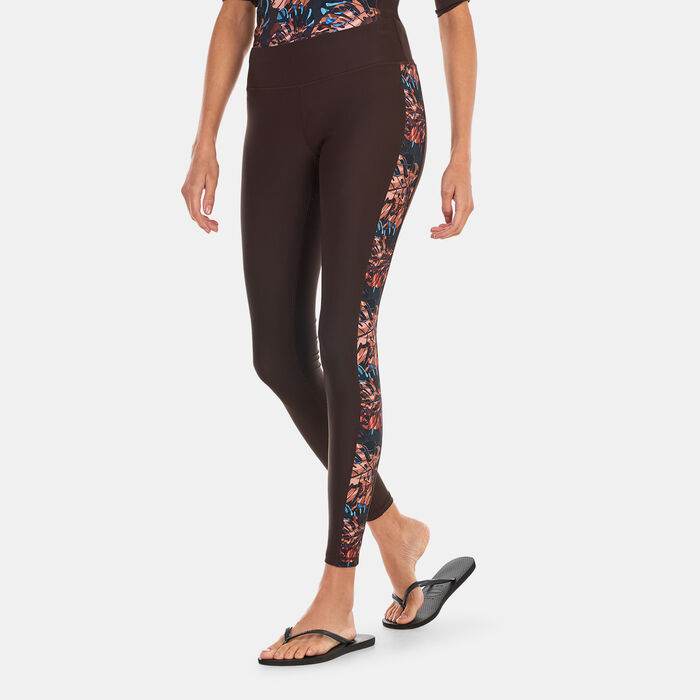 COEGA Women's Printed Swim Leggings Brown image number 0