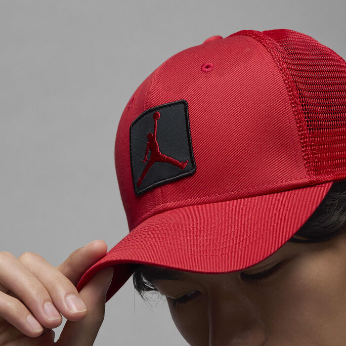 Jordan Rise Structured Cap Red Jordan Rise Structured Cap Red image number 5