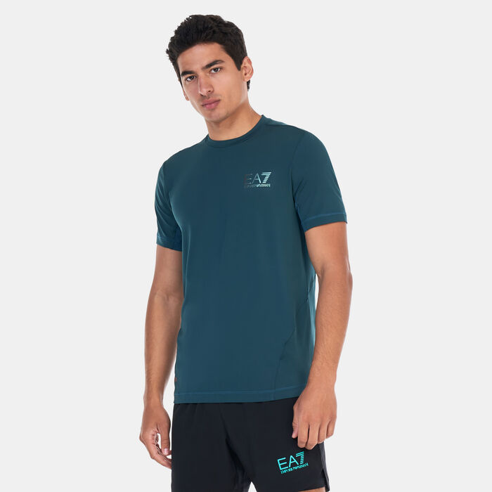 EA7 Emporio Armani Men's Ventus7 T-Shirt Grey EA7 Emporio Armani Men's Ventus7 T-Shirt Grey image number 0